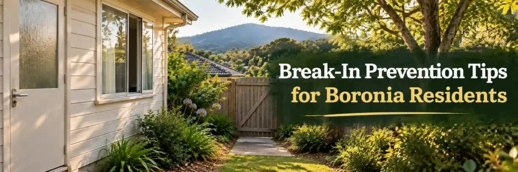 Break-in prevention tips for Boronia residents and home security