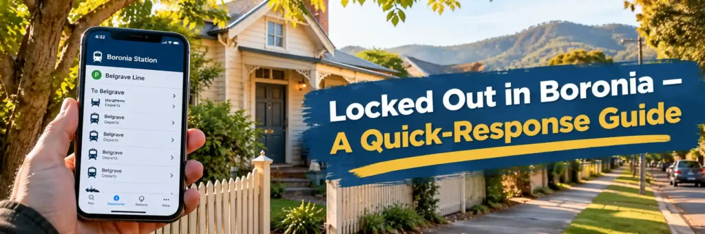 Locked out in Boronia and looking for a quick locksmith response